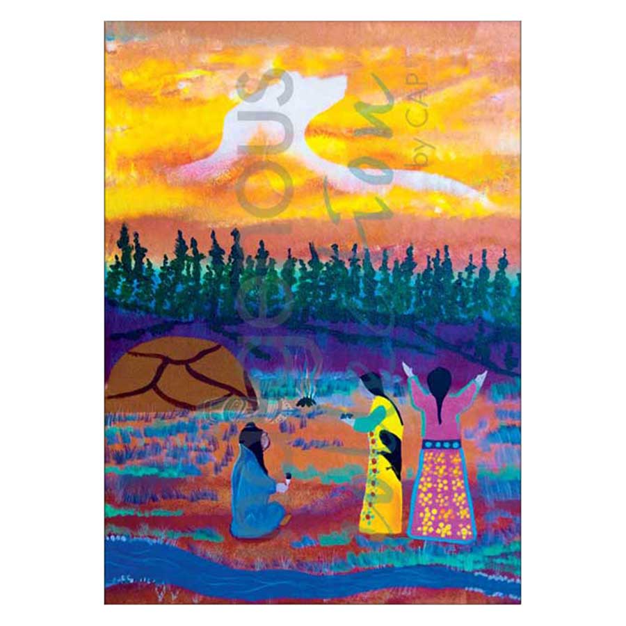 Women Blessing Mother Earth Canvas Prints