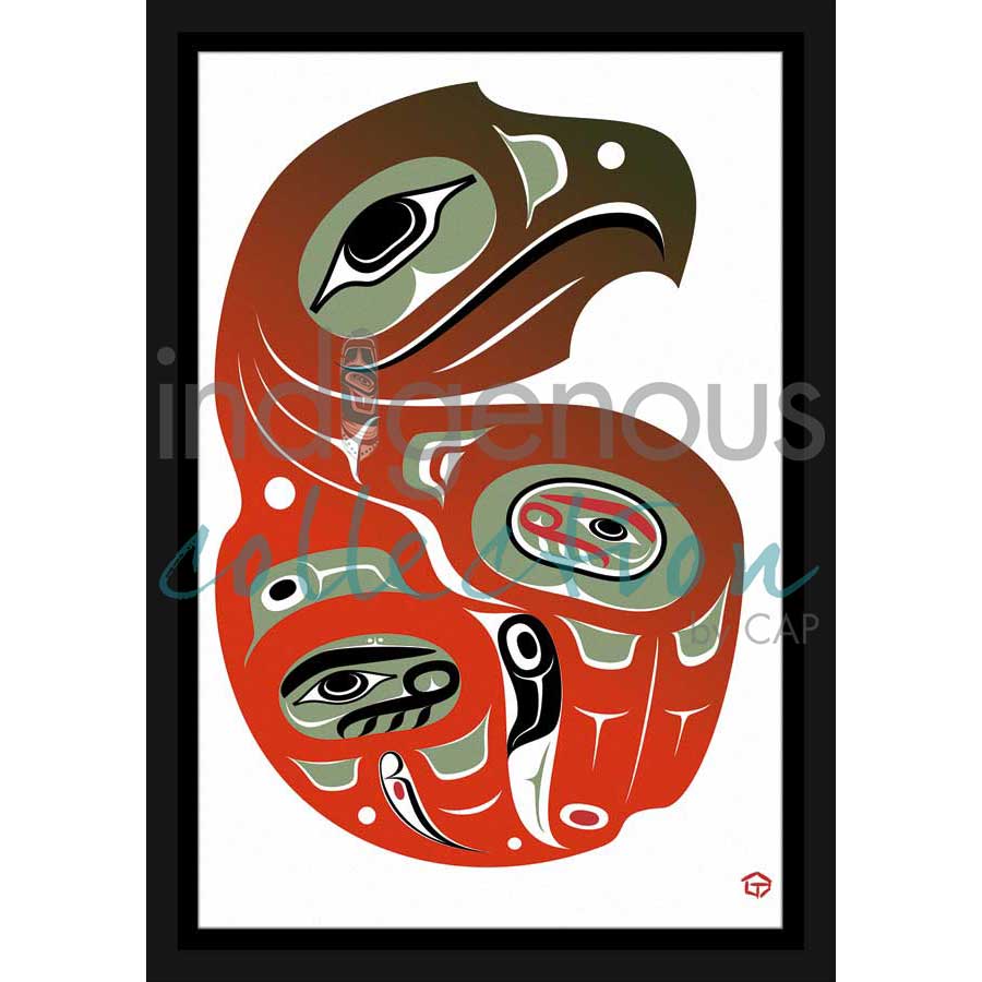 Eagles II by artist Mark Preston - Tlingit. Indigenous Collection