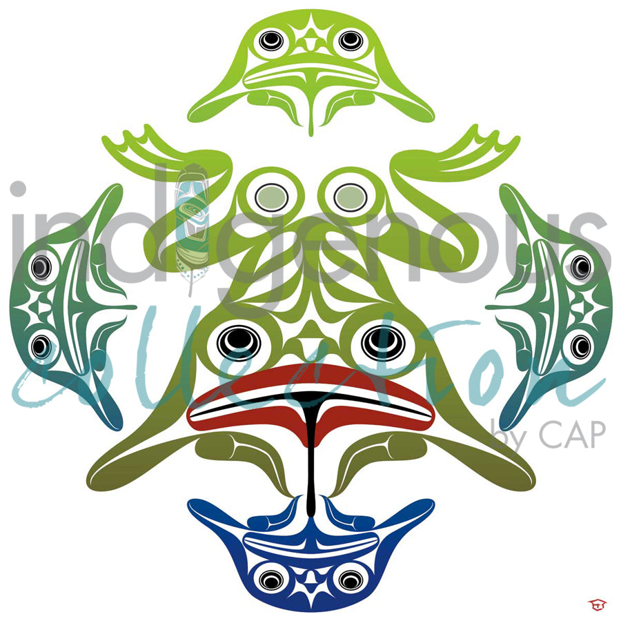 Frog Circle by artist Mark Preston