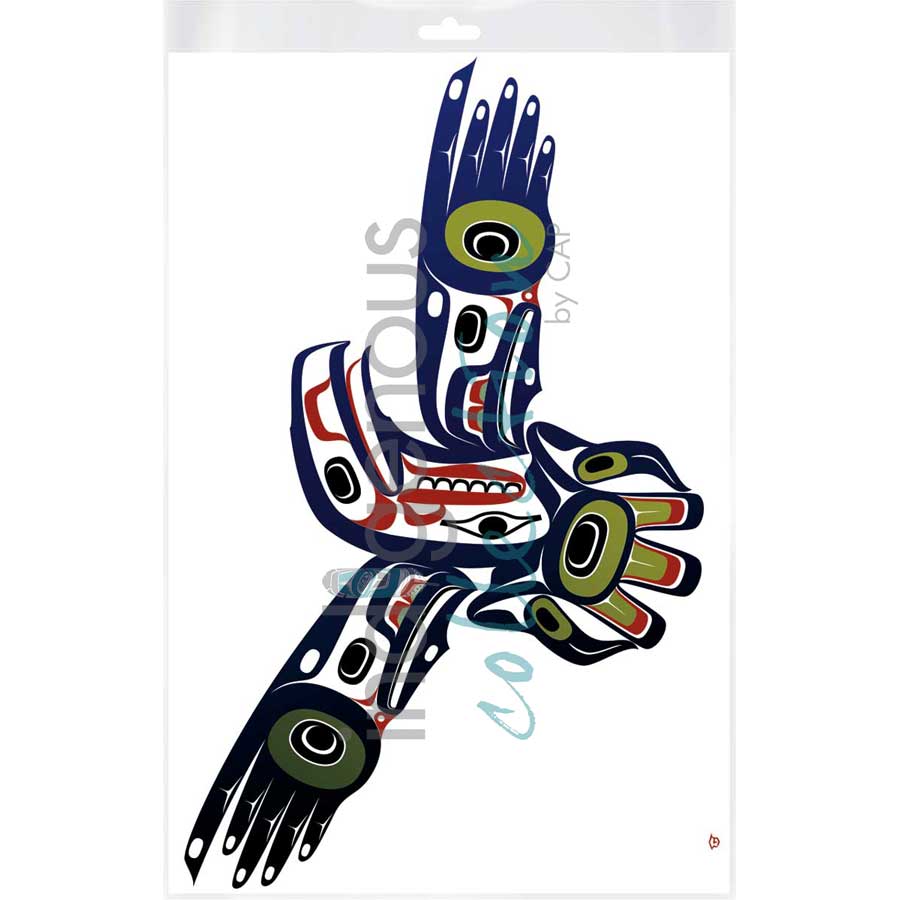 Raven by artist Mark Preston - Tlingit. Indigenous Collection