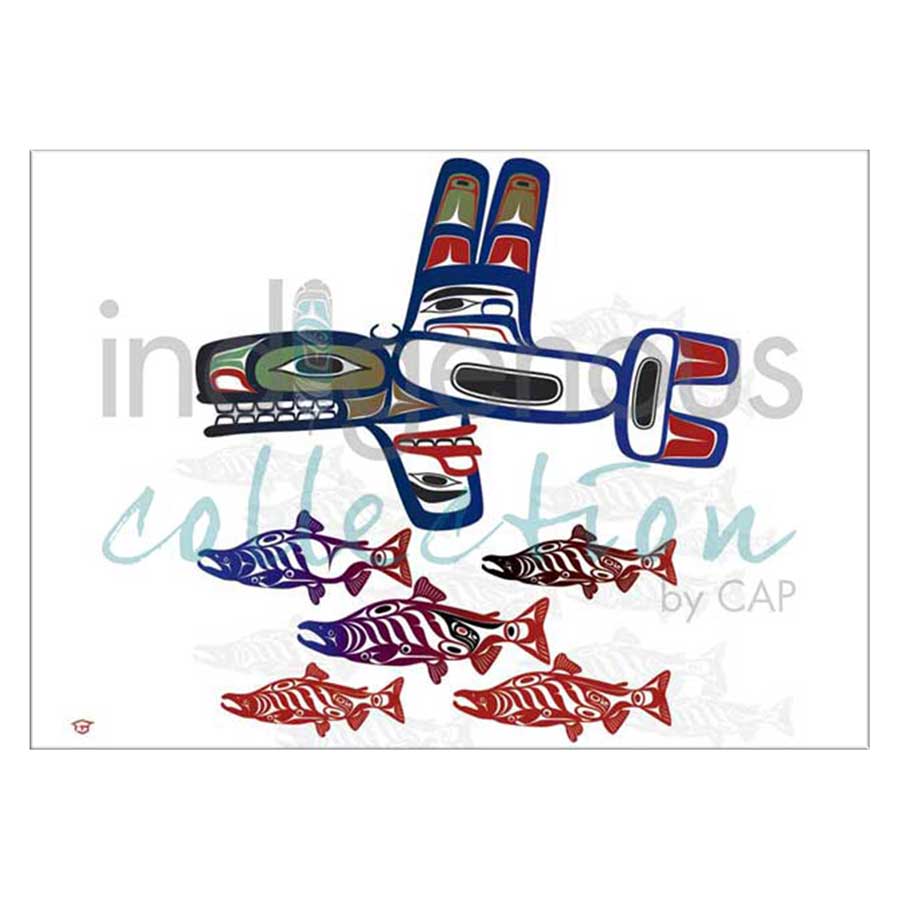 Salmon Hunter Canvas Prints