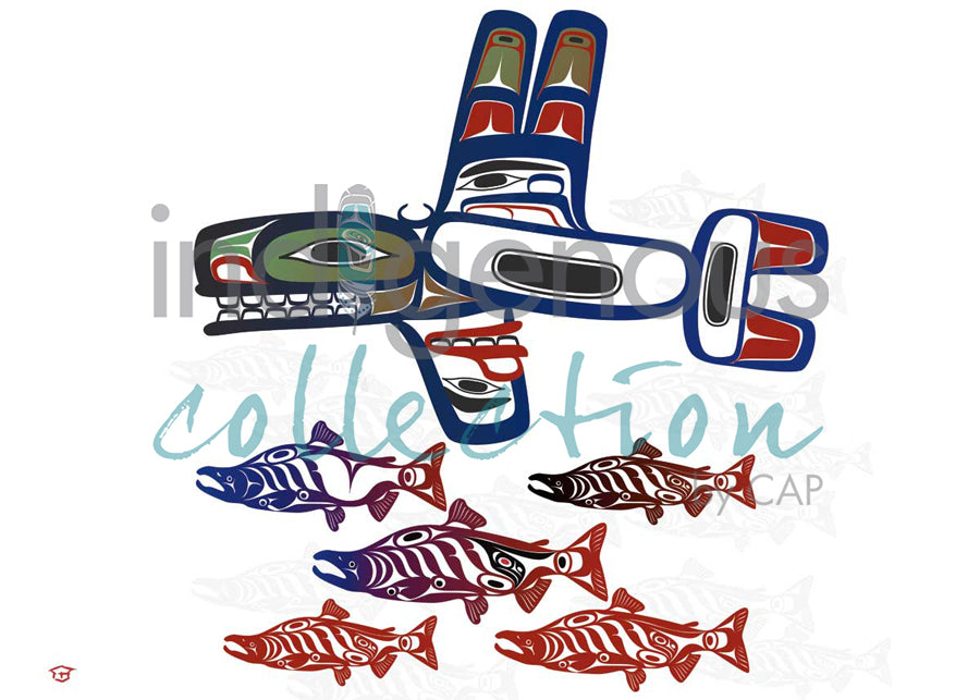 Salmon Hunter by artist Mark Preston