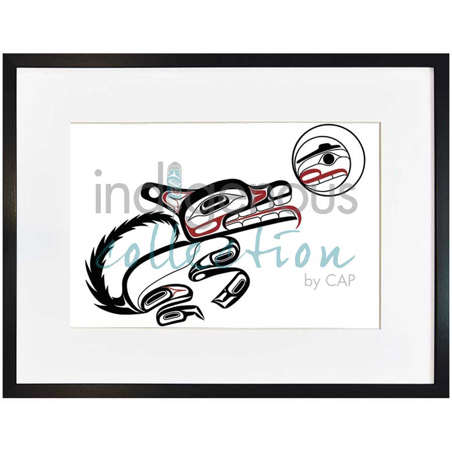 Wolf by artist David Boxley - Tsimishian. Indigenous Collection