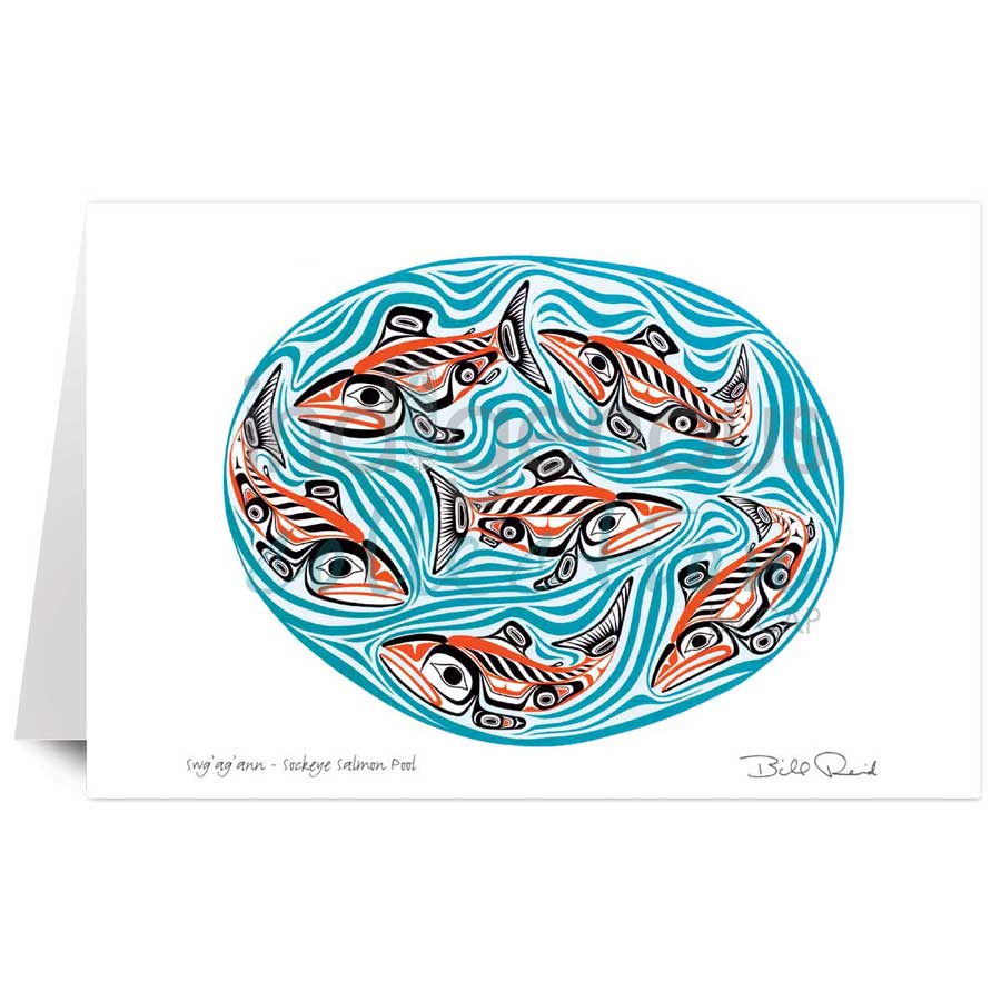 Swg‚Äôag‚Äôann- Sockeye Salmon Pool by artist Bill Reid