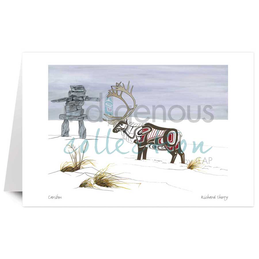Caribou by artist Richard Shorty