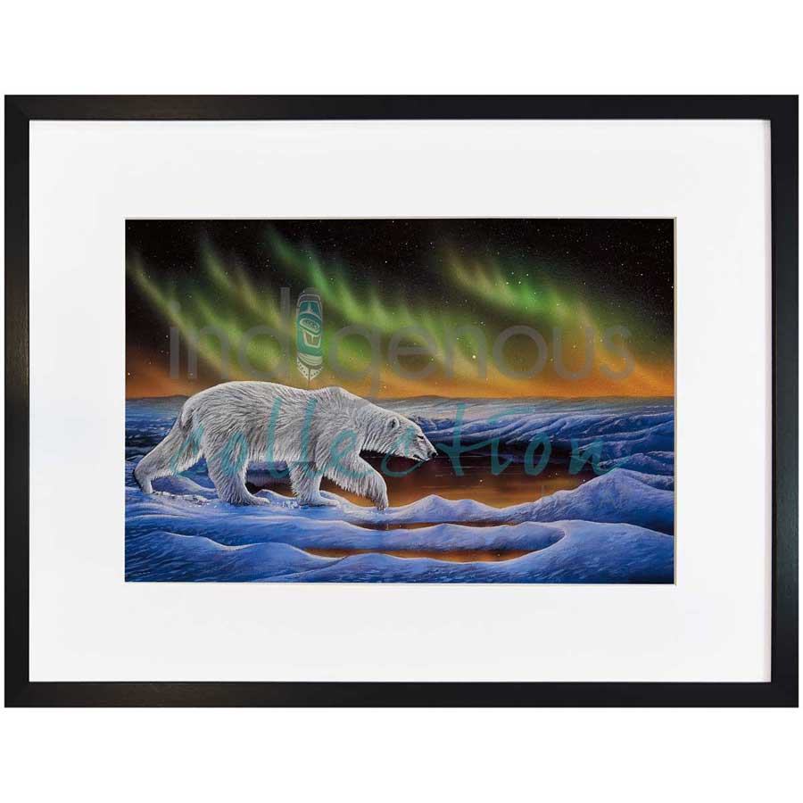 Polar Night by artist Ronnie Simon - Gwich'in. Indigenous Collection