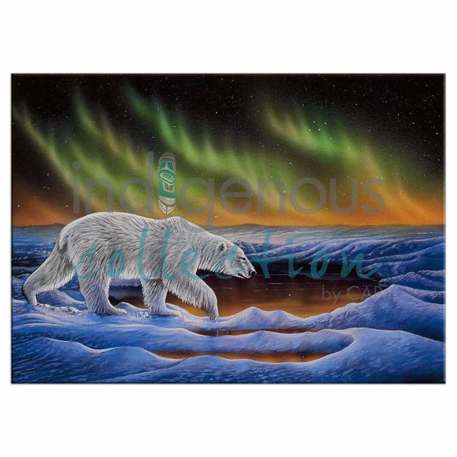 Polar Night Magnets by artist Ronnie Simon