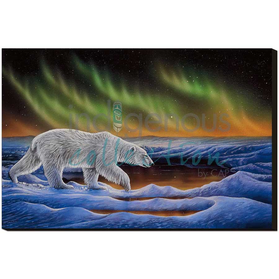 Polar Night by artist Ronnie Simon - Gwich'in. Indigenous Collection