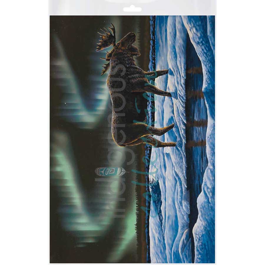 Ahaa (He is Walking) by artist Ronnie Simon - Gwich'in. Indigenous Collection