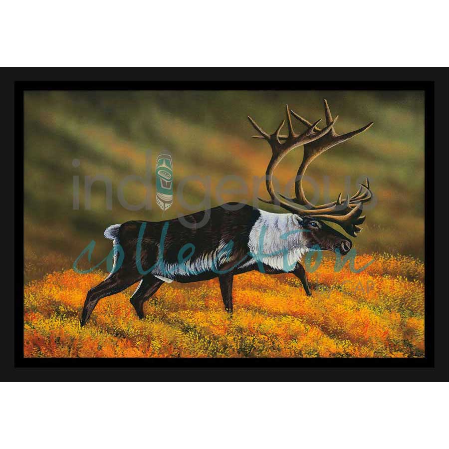 Patrolling the Tundra by artist Ronnie Simon - Gwich'in. Indigenous Collection