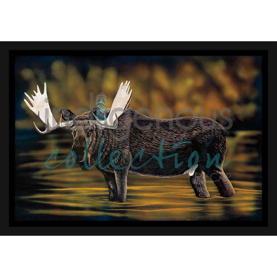 Alces by artist Ronnie Simon - Gwich'in. Indigenous Collection
