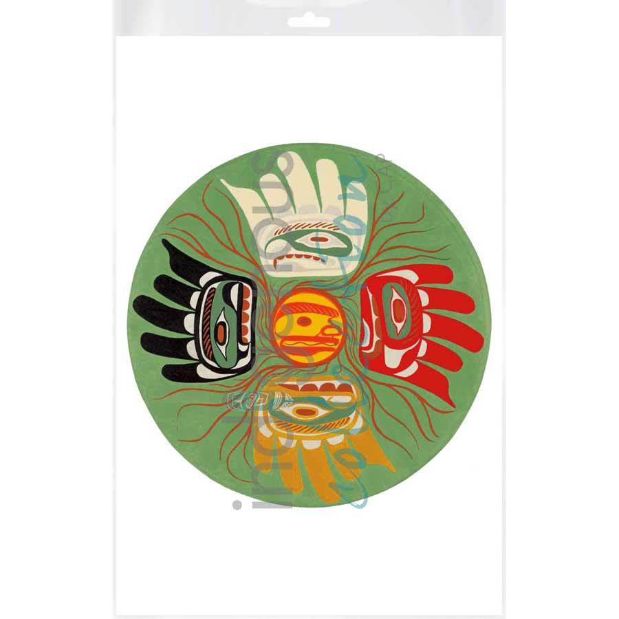Seed of Positive Thoughts by artist Sean Whonnock - Kwakwaka'wakw. Indigenous Collection