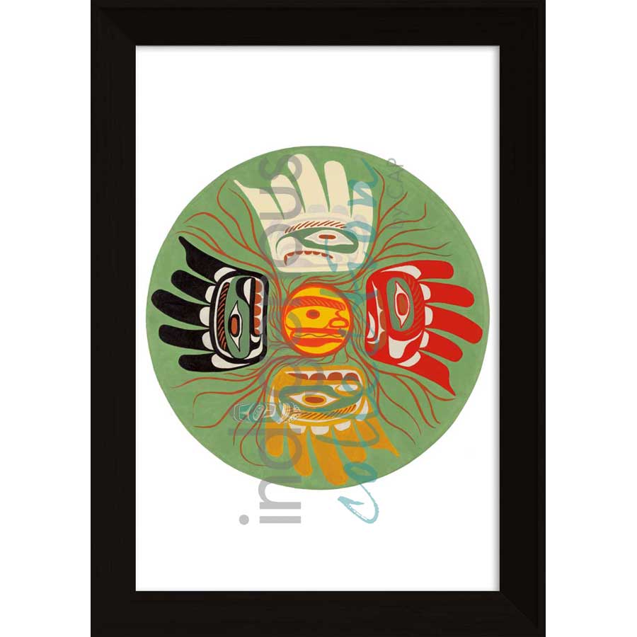 Seed of Positive Thoughts by artist Sean Whonnock - Kwakwaka'wakw. Indigenous Collection