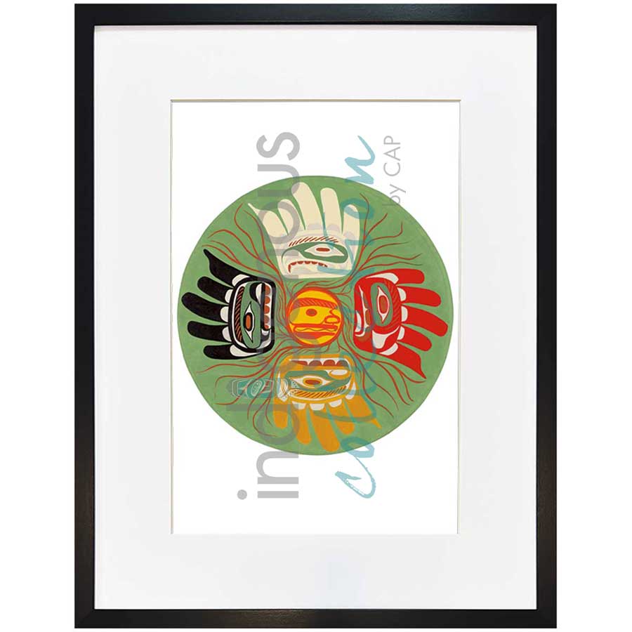 Seed of Positive Thoughts by artist Sean Whonnock - Kwakwaka'wakw. Indigenous Collection