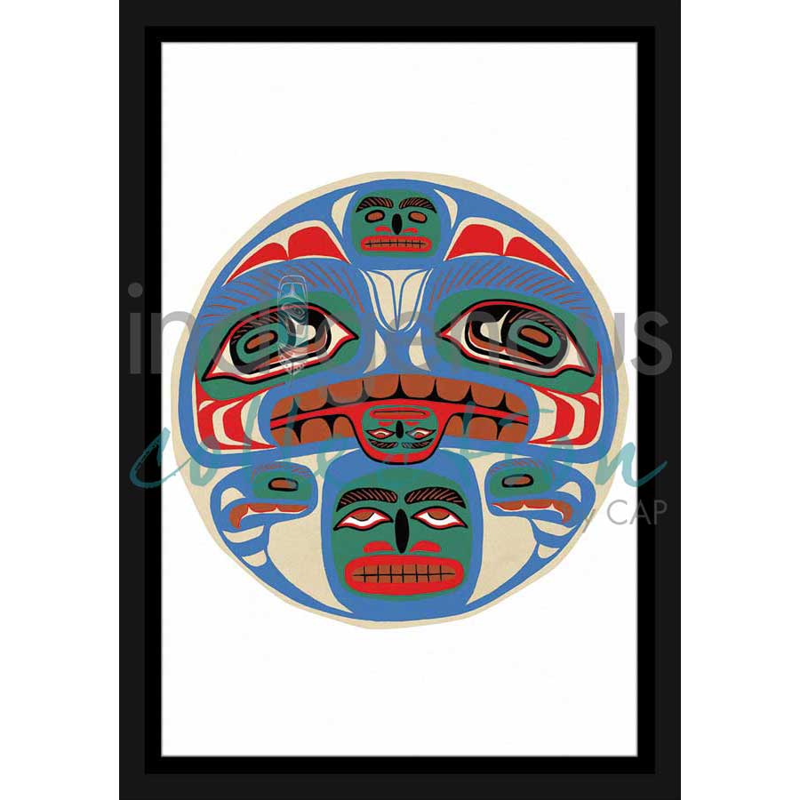 Grizzly Bear from the Spirit World by artist Sean Whonnock - Kwakwaka'wakw. Indigenous Collection