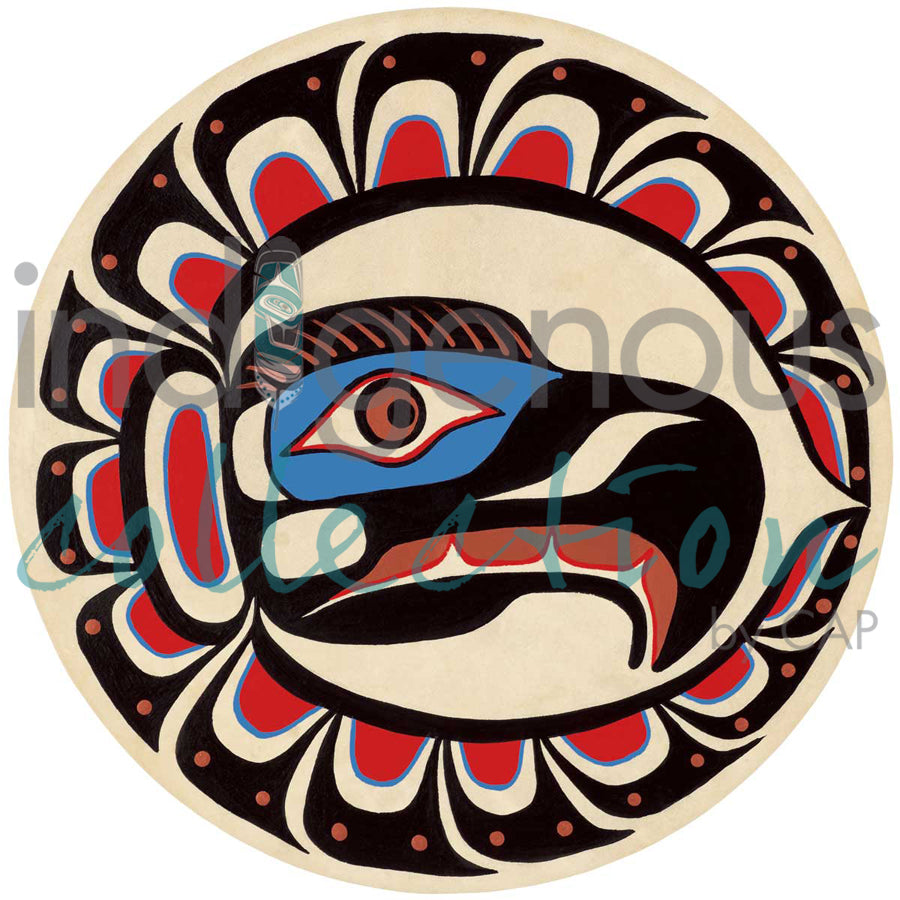 Eagle in Mid Flight by artist Sean Whonnock