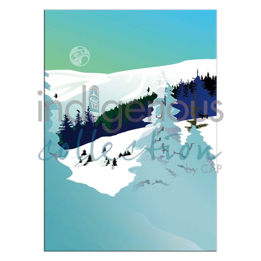 Snow by artist Mark Preston - Tlingit