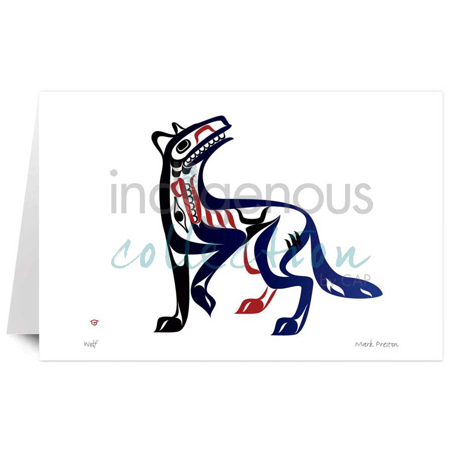 Wolf by artist Mark Preston