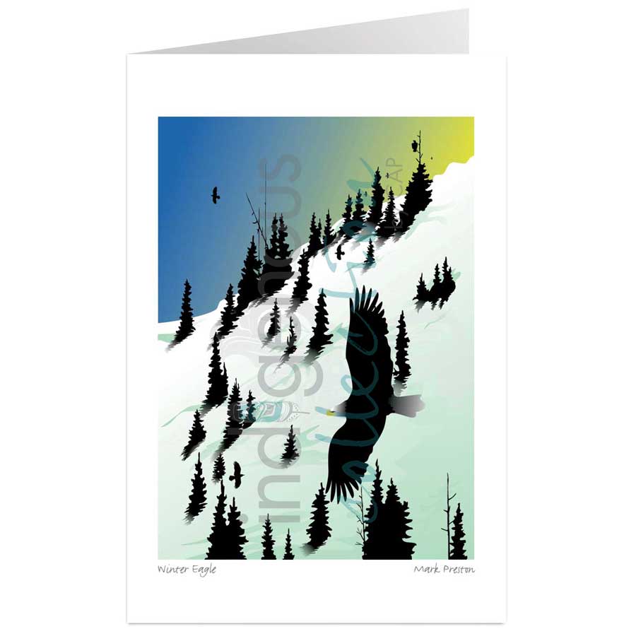 Winter Eagle by artist Mark Preston