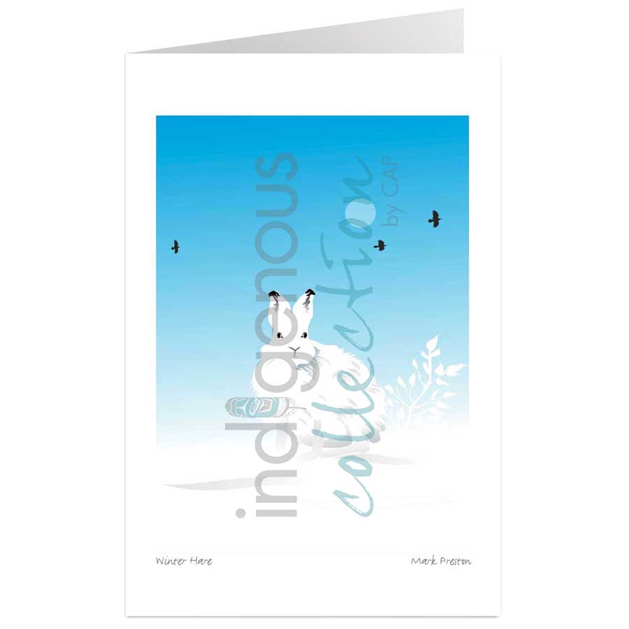 Winter Hare by artist Mark Preston