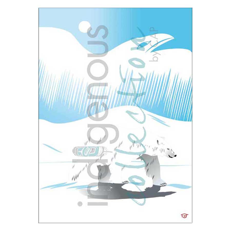 Winter Polar Bear Canvas Prints