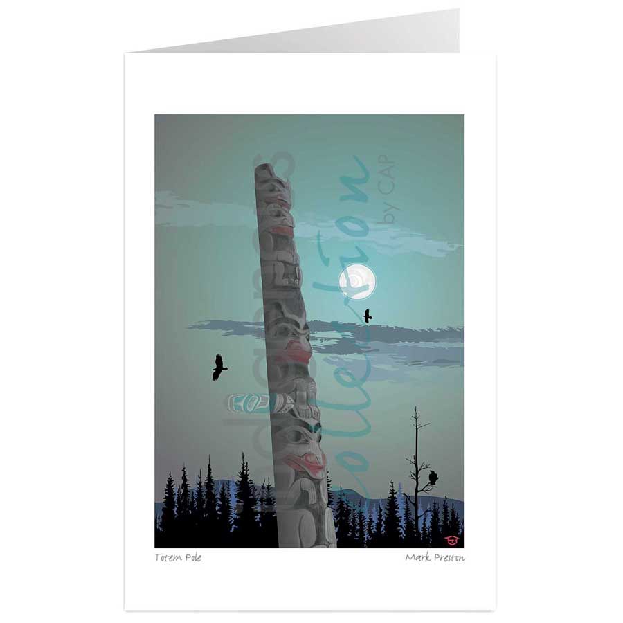 Totem Pole by artist Mark Preston