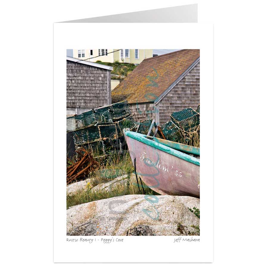 Rustic Beauty I - Peggy's Cove by artist Jeff Maihara