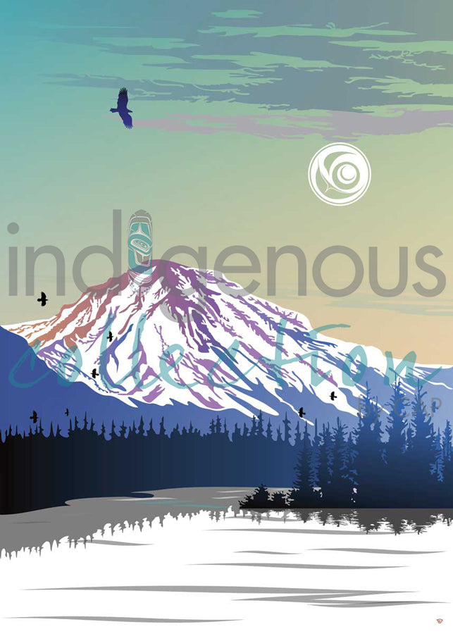 Yukon Mountain by artist Mark Preston