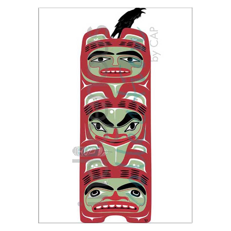 Three watchmen totem Canvas Prints