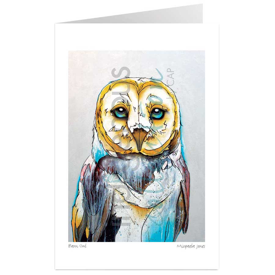 Barn Owl by artist Micqaela Jones