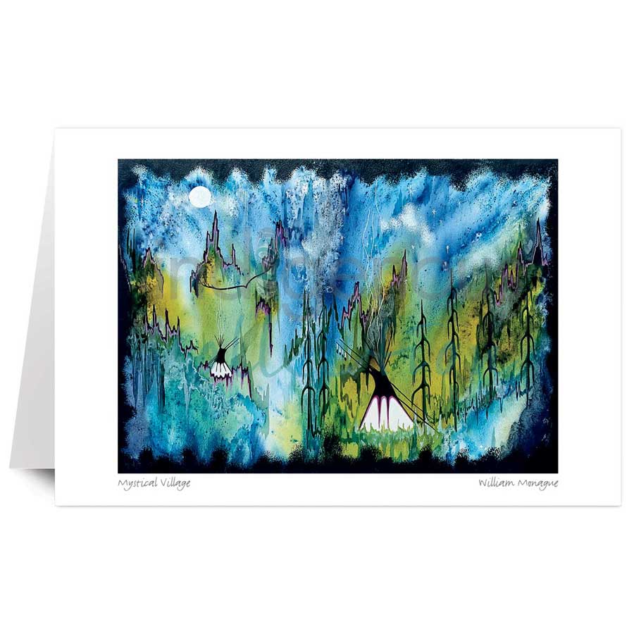 Mystical Village by artist William Monague