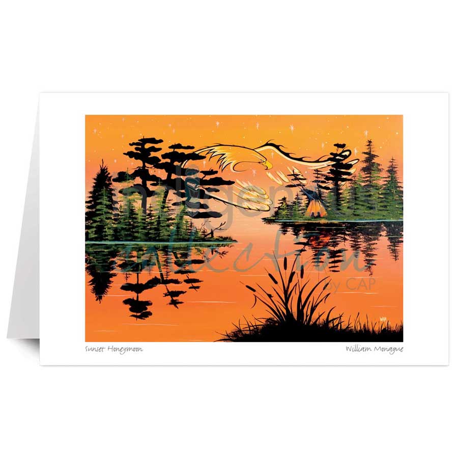 Sunset Honeymoon by artist William Monague