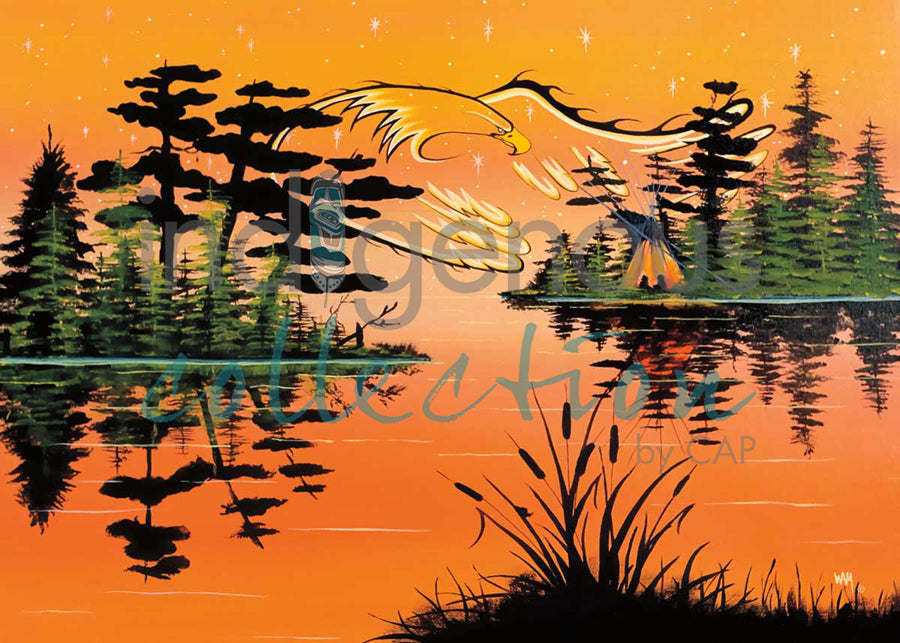 Sunset Honeymoon by artist William Monague