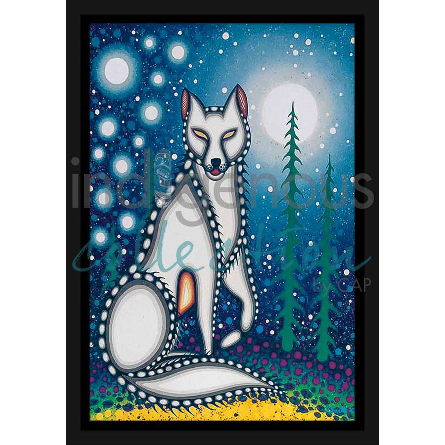Brother Wolf by artist James Jacko - Odawa-Pottawatomi. Indigenous Collection