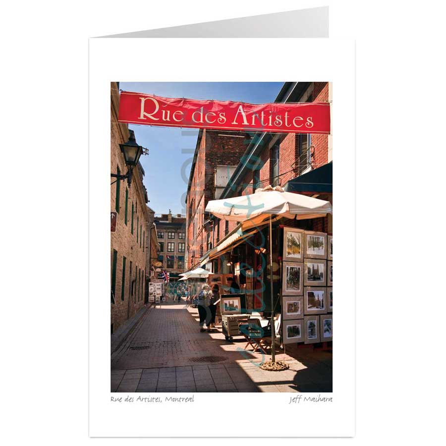 Rue des Artistes, Montreal by artist Jeff Maihara