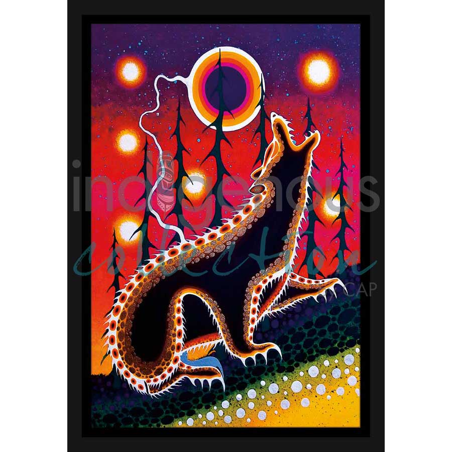 In the Spirit of the Bear Clan by artist James Jacko - Odawa-Pottawatomi. Indigenous Collection