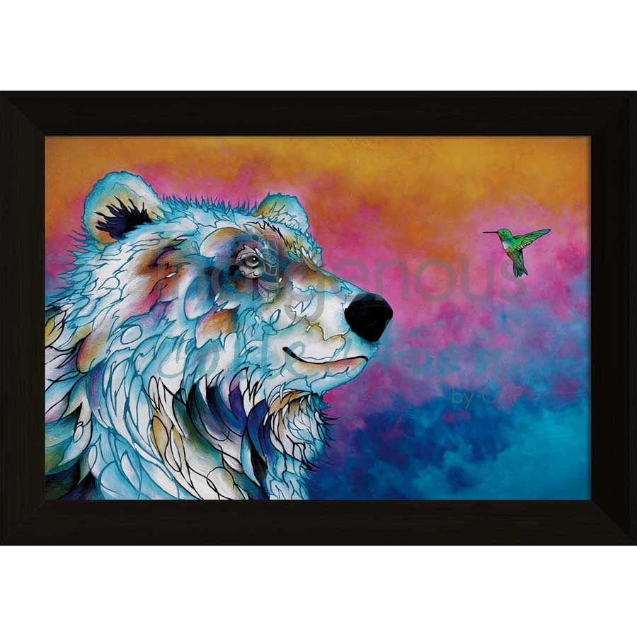 Sunrise Tales by artist Micqaela Jones - Te-Moak. Indigenous Collection