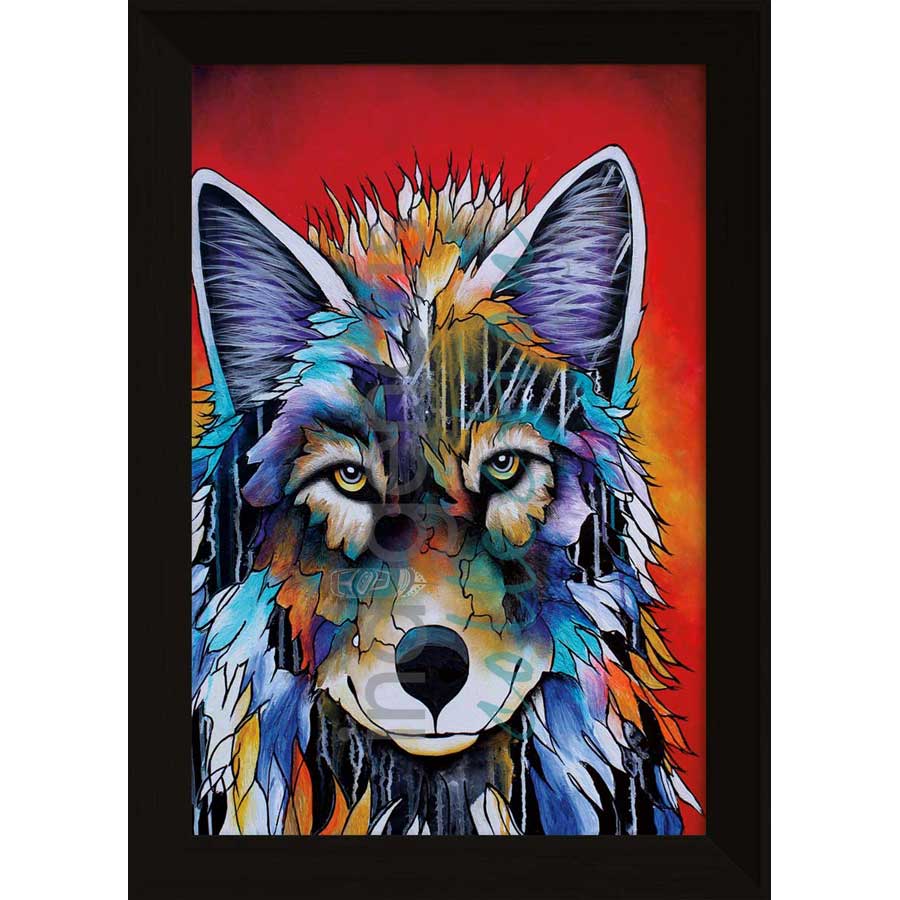 The Bandit by artist Micqaela Jones - Te-Moak. Indigenous Collection