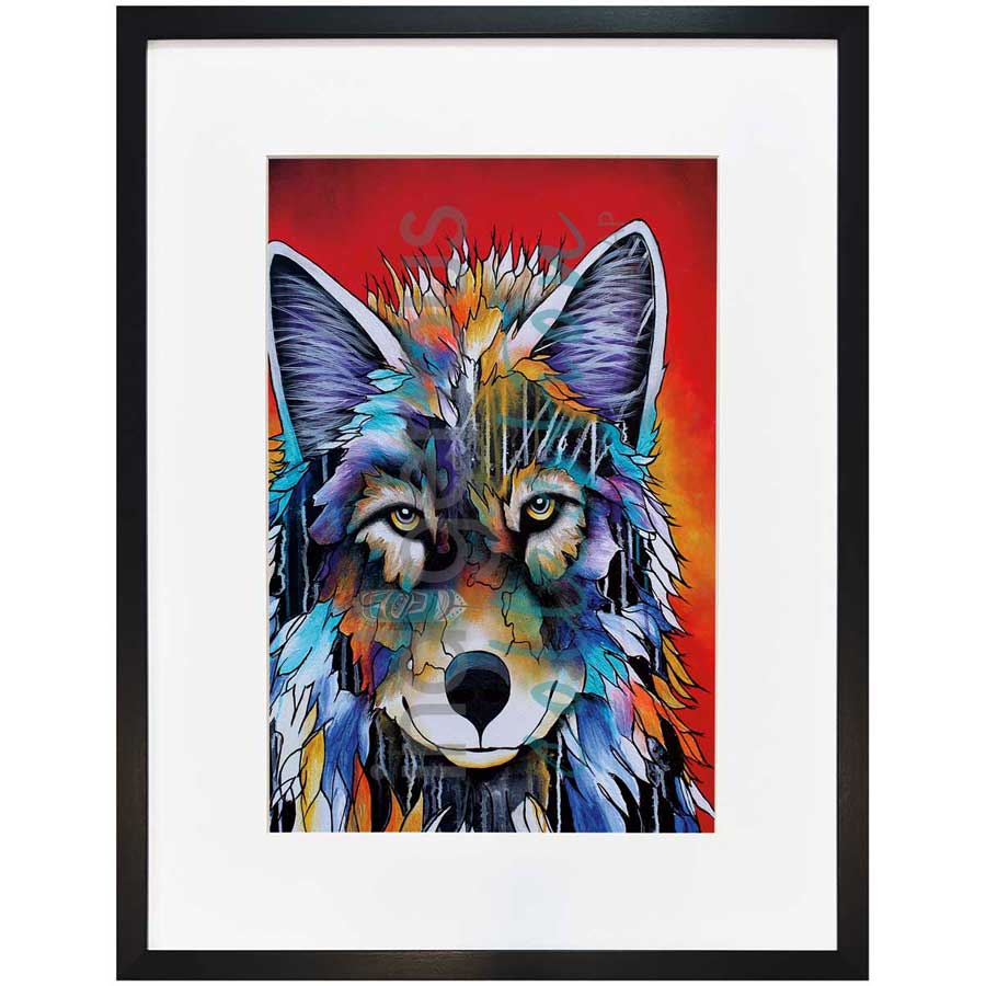 The Bandit by artist Micqaela Jones - Te-Moak. Indigenous Collection