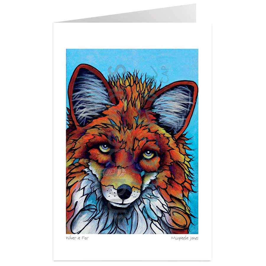 What a Fox by artist Micqaela Jones