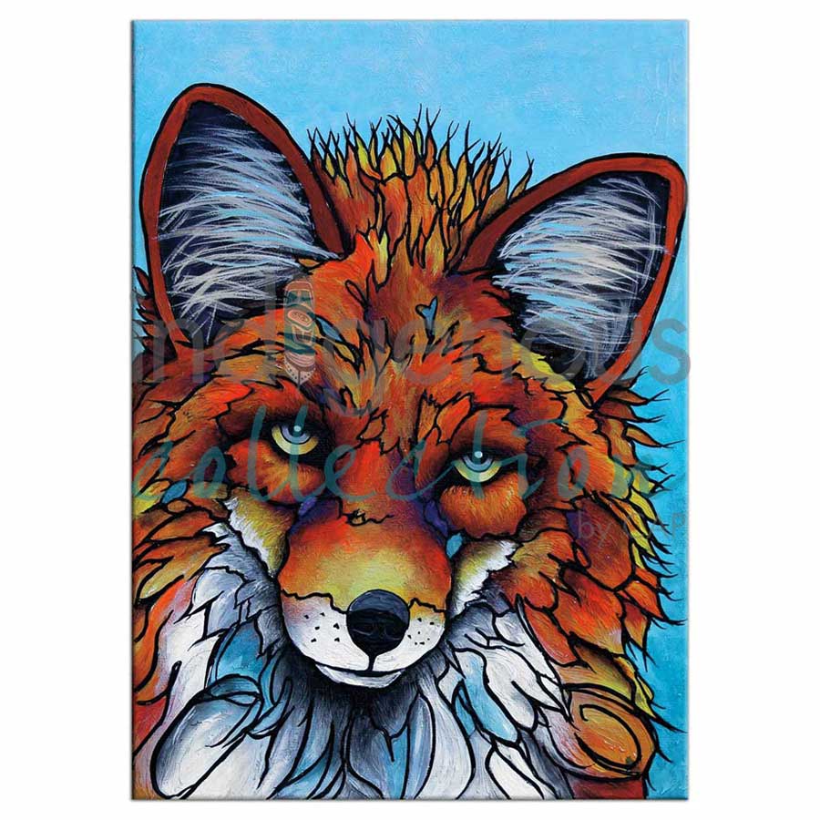 What a Fox Magnets by artist Micqaela Jones