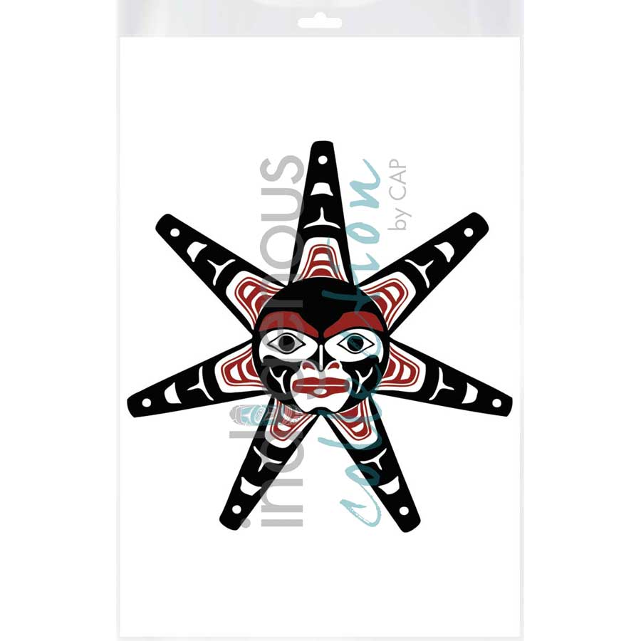Sun by artist Clarence Mills - Haida. Indigenous Collection