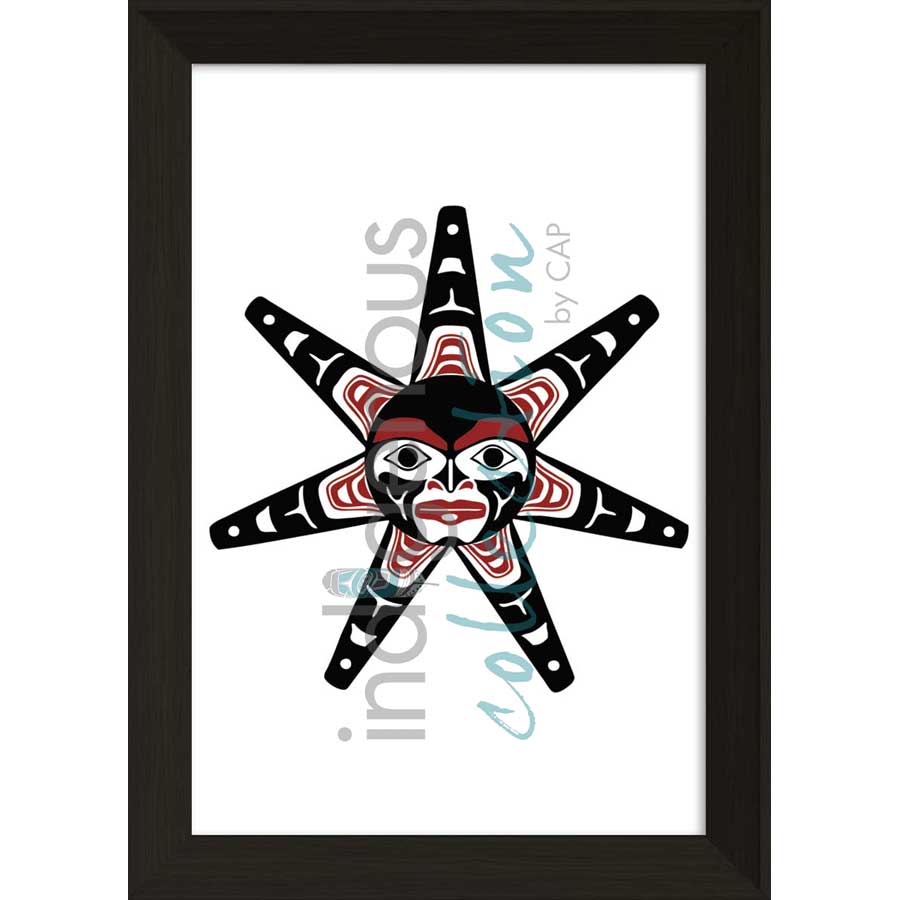 Sun by artist Clarence Mills - Haida. Indigenous Collection