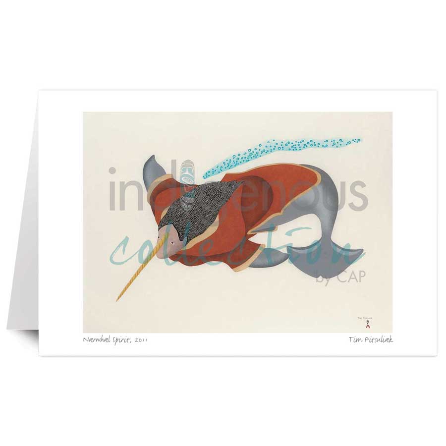 Narwhal Spirit by artist Tim Pitsuliak