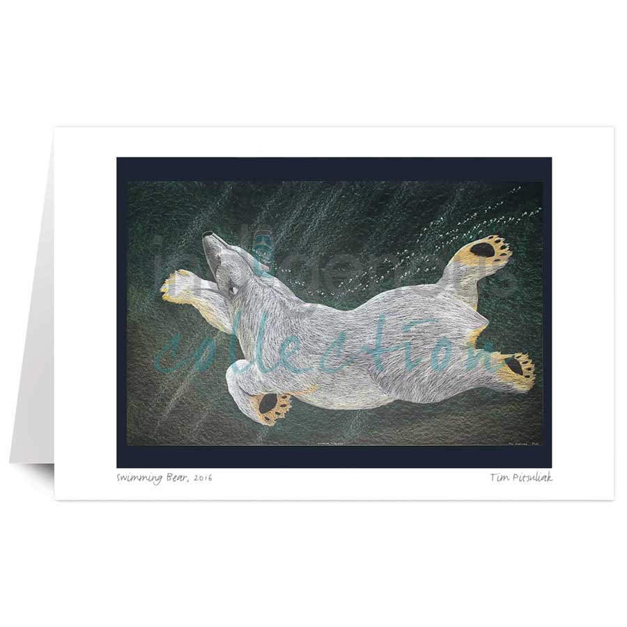 Swimming Bear by artist Tim Pitsuliak