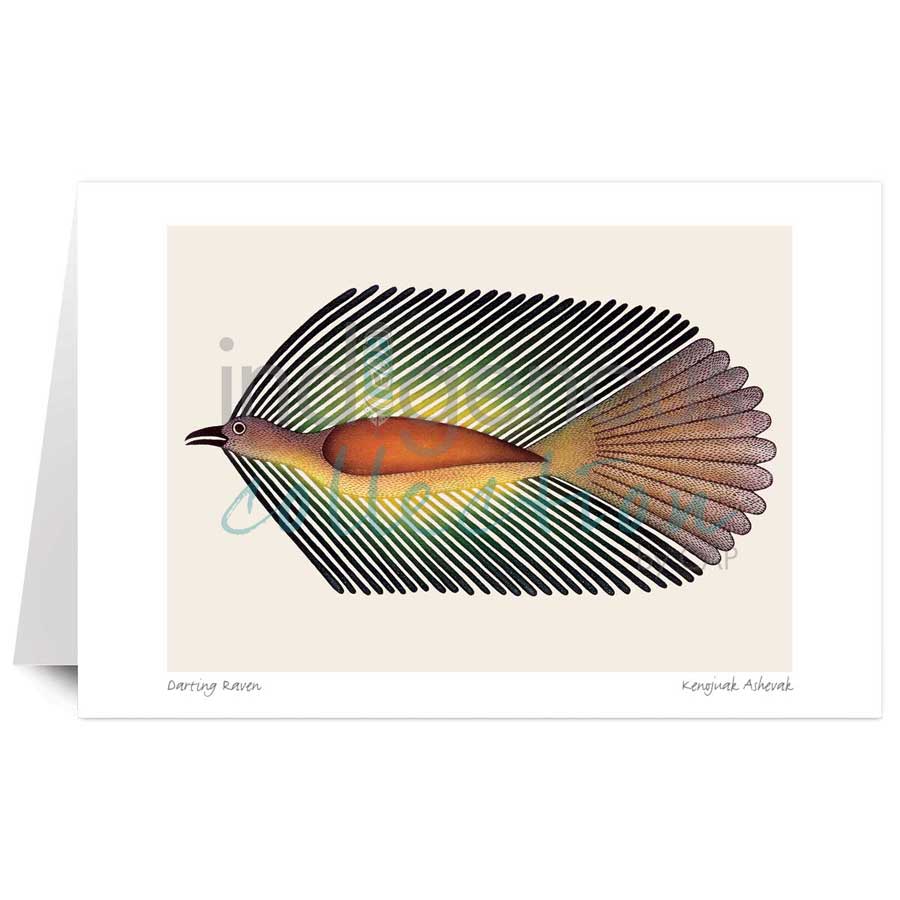 Darting Raven by artist Kenojuak Ashevak