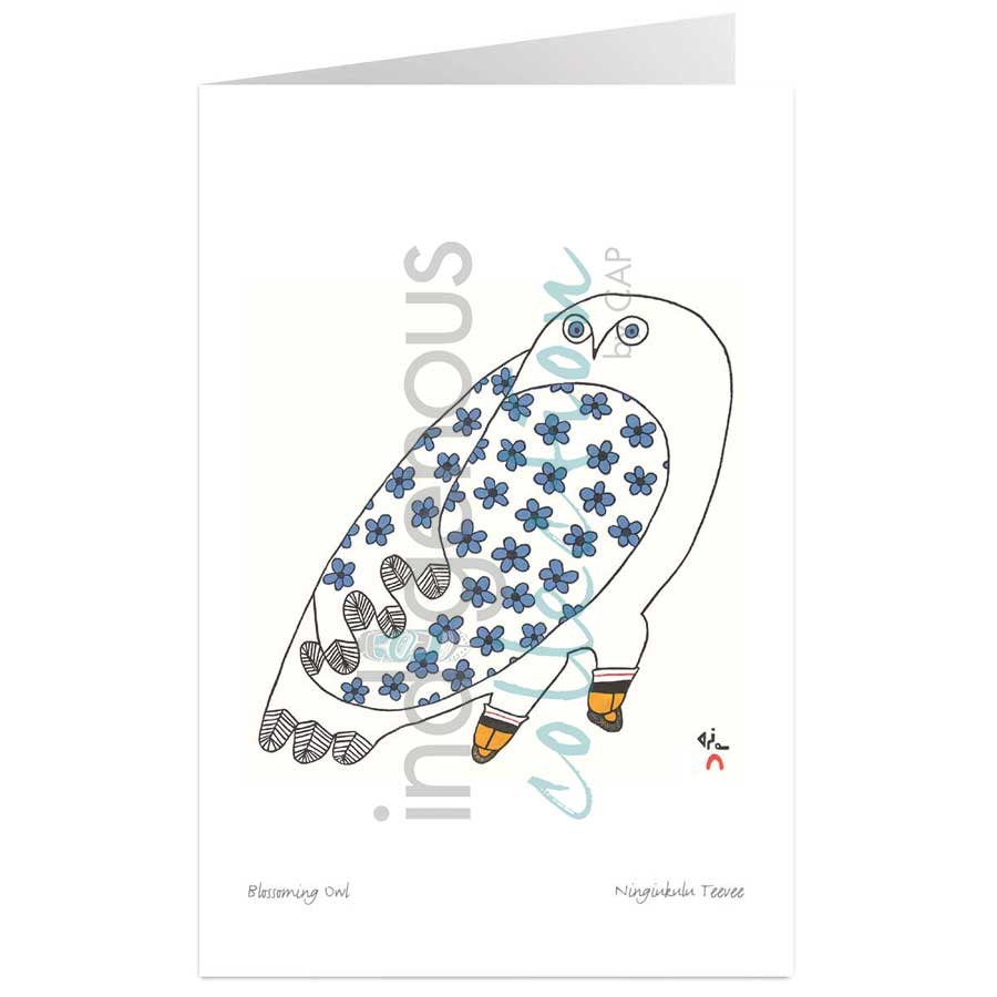 Blossoming Owl by artist Ningiukulu Teevee