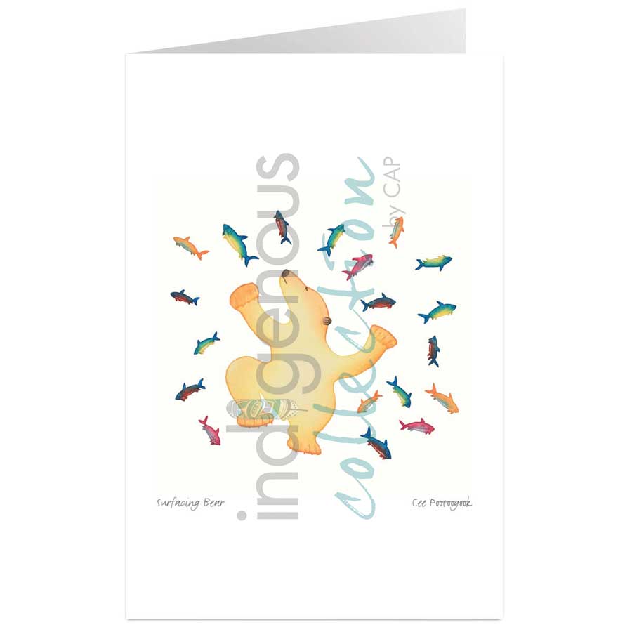 Surfacing Bear by artist Cee Pootoogook