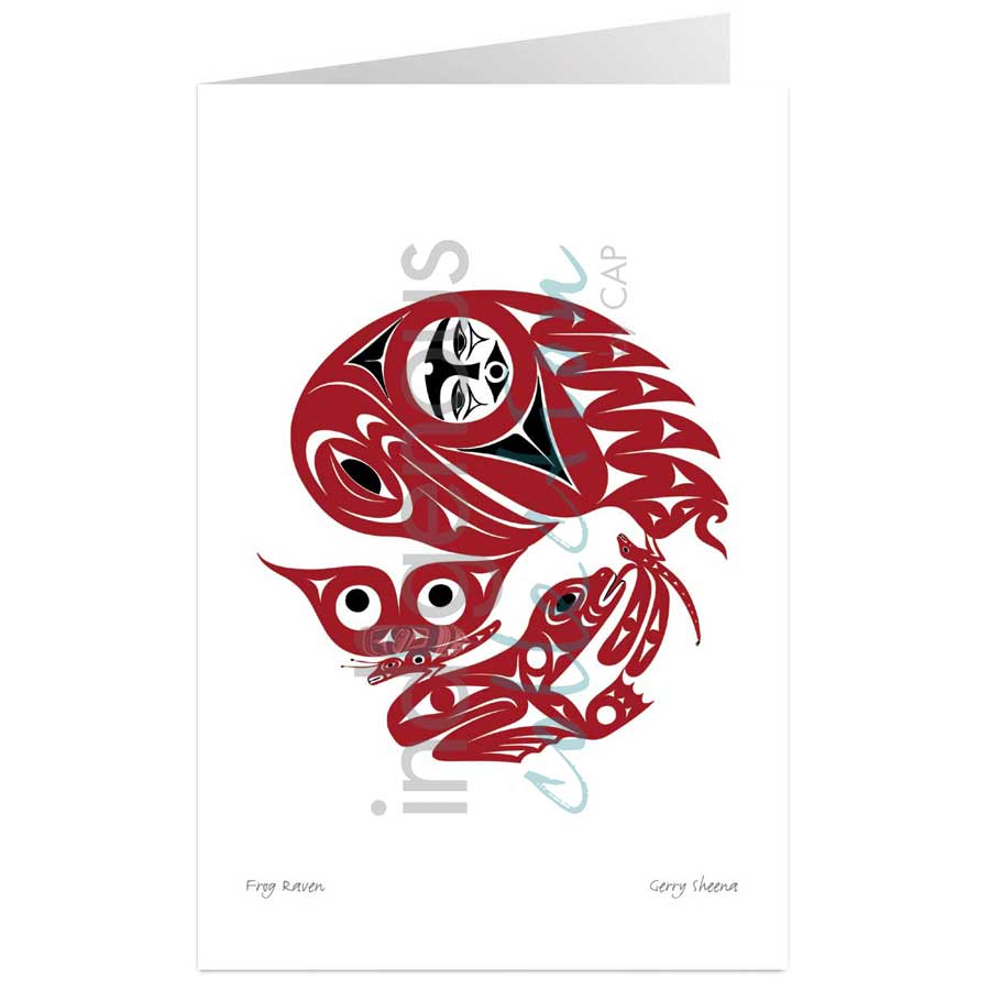 Frog Raven by artist Gary Sheena