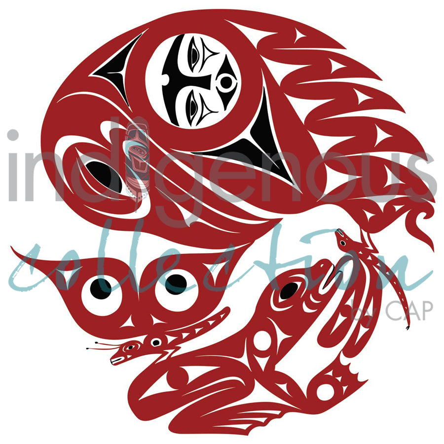 Frog Raven by artist Gary Sheena